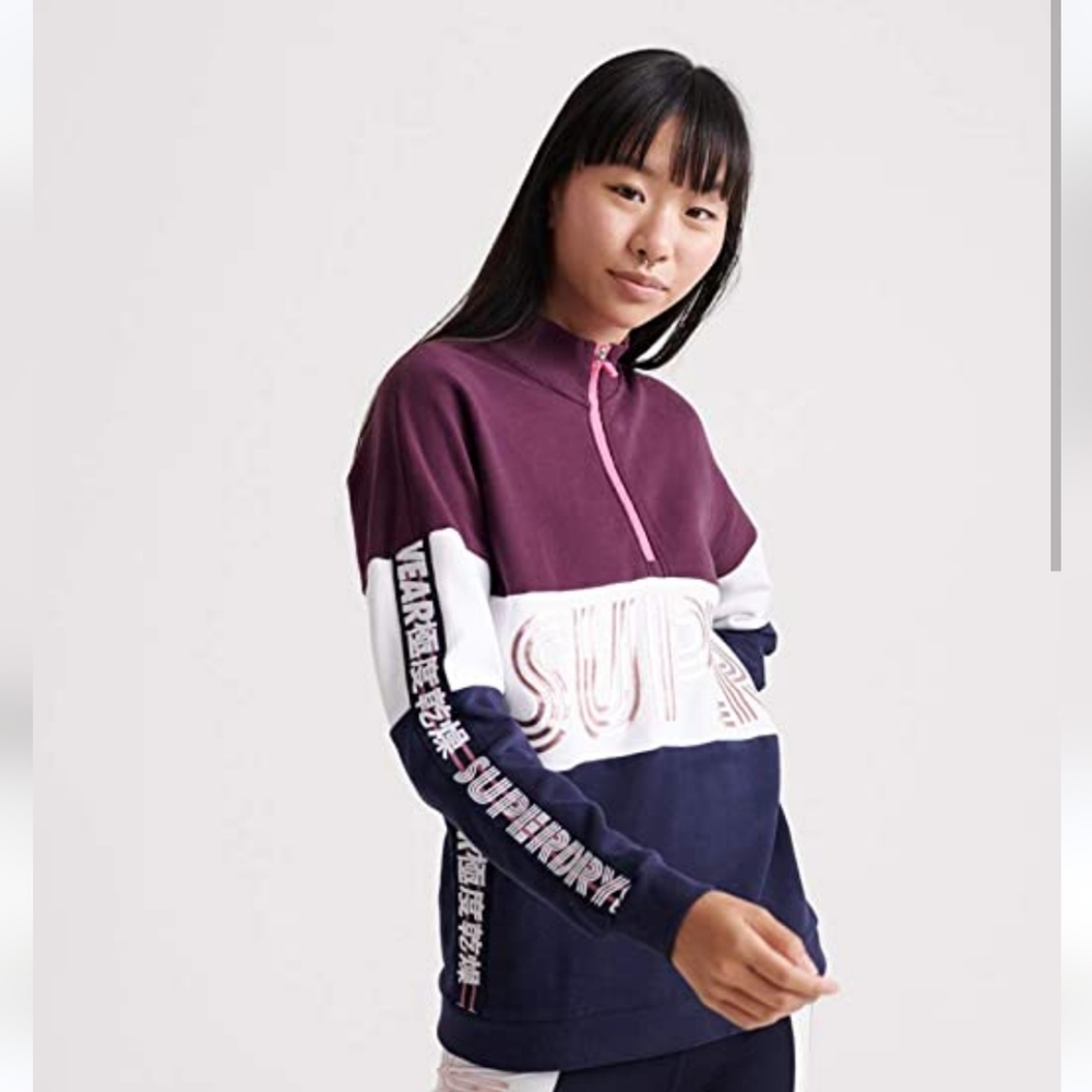 Superdry flash city half zip